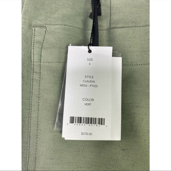NWT The Script Claudia Pants Cotton/Linen Cuffed - Picture 7 of 10